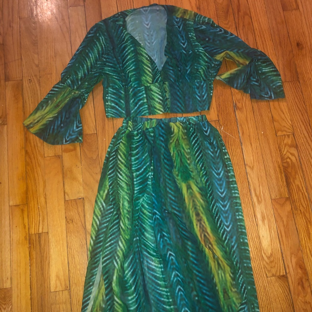 2 Piece Maxi Skirt Set
